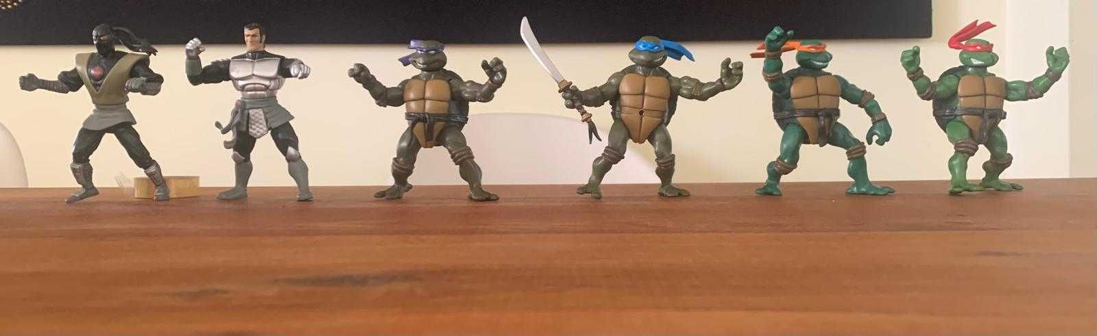 Figuras de ação Tartarugas Ninja 2002 Mirage Playmates TMNT