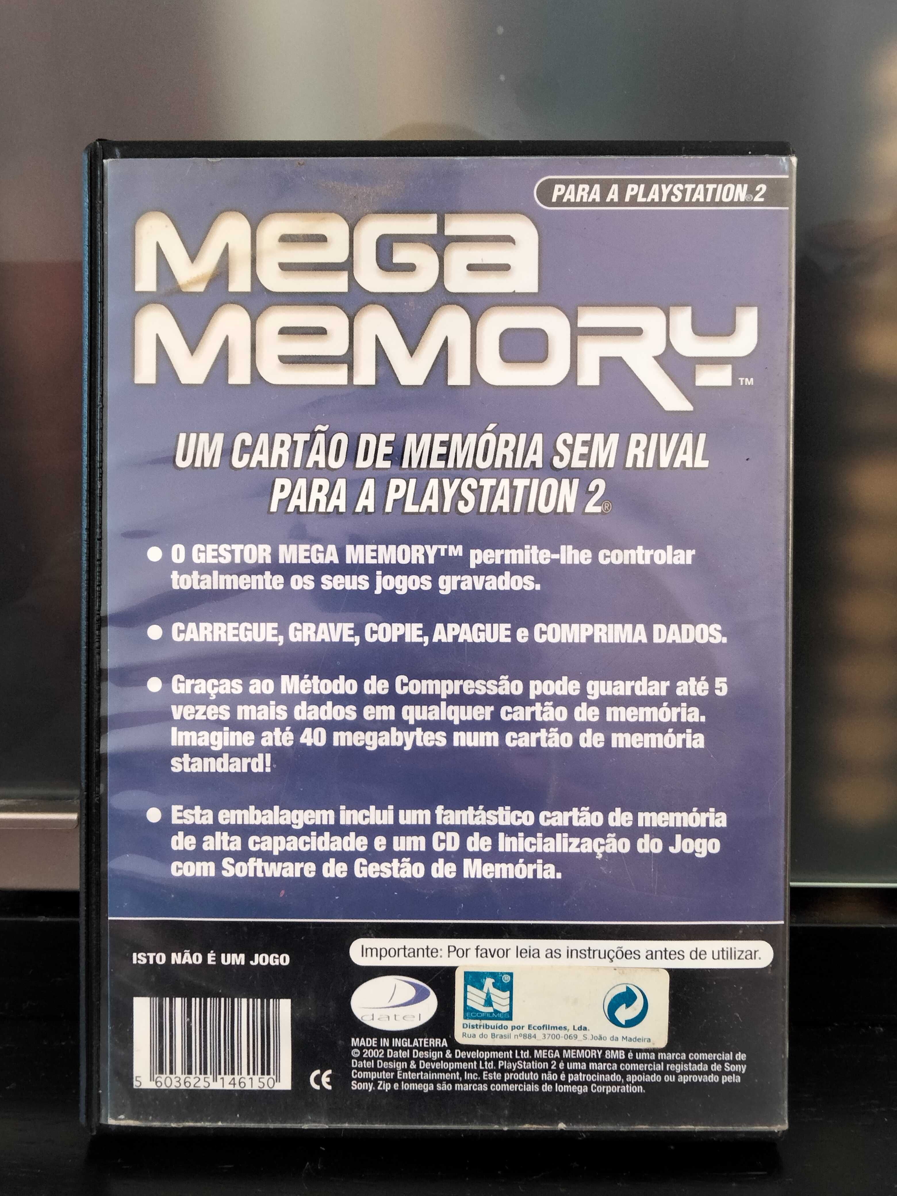 Mega Memory Manager PS2 – CD e Manual Original