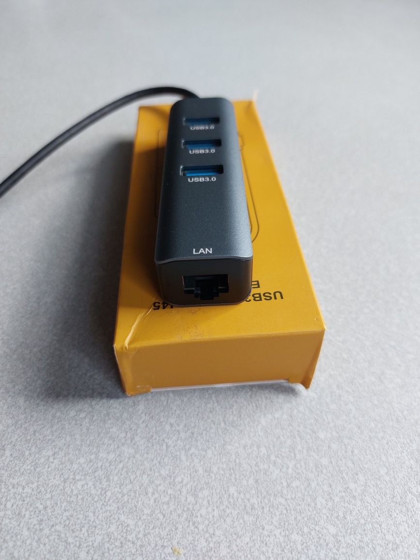 Adapter HUB USB 3.0 Ethernet RJ45
