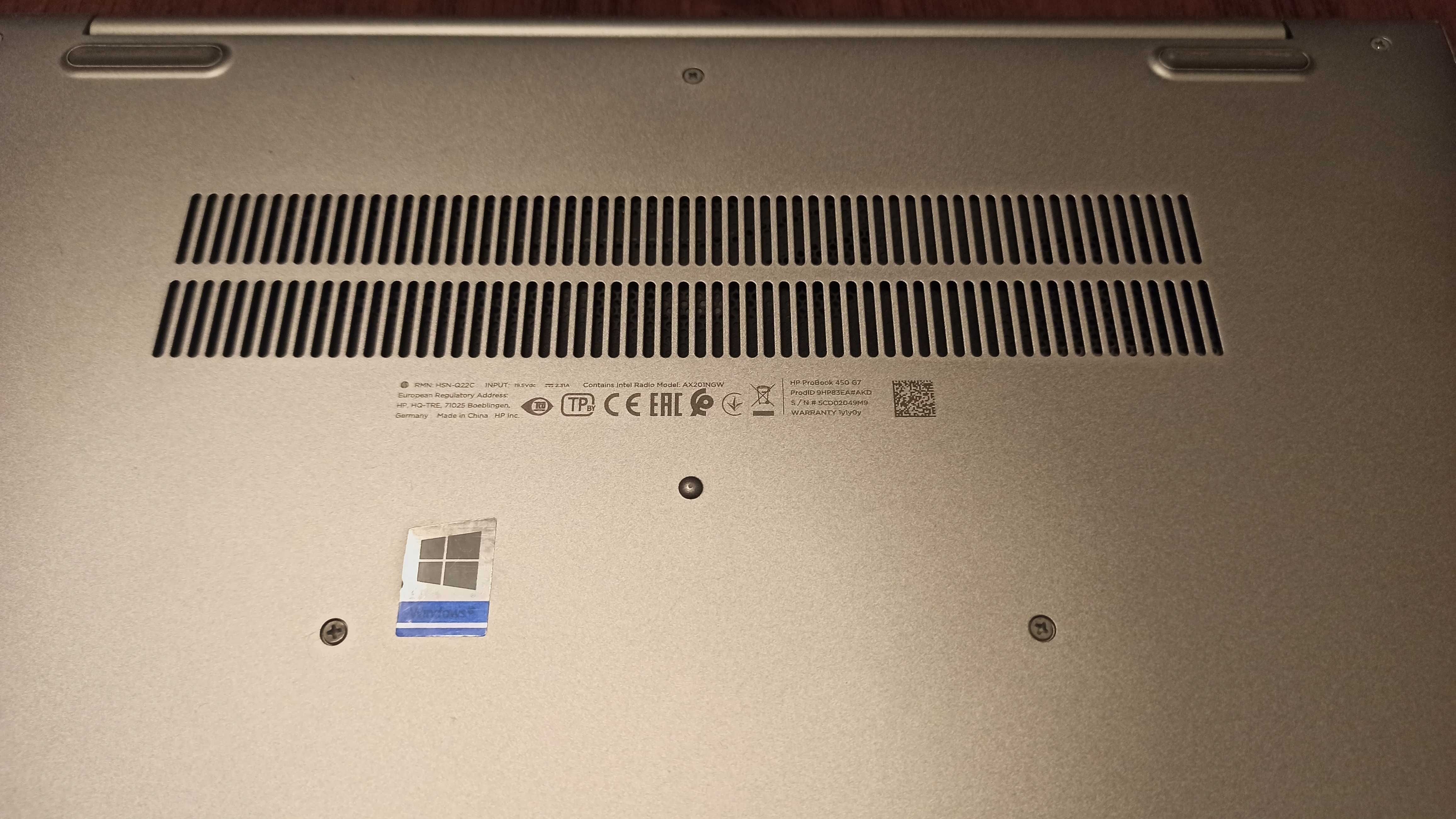 Okazja! Jak nowy HP ProBook 450 G7 i5-10210/16GB/256+1TB/Win10P
