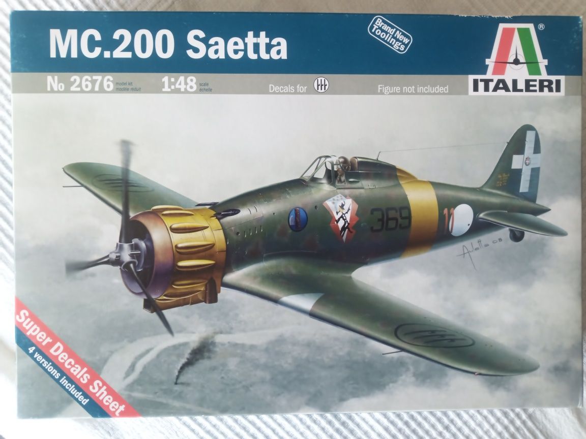 Italeri 1:48 Macchi MC.200 Saetta 2676 Zapieczętowane pudełko