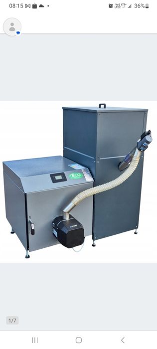 Kocioł piec C.O na pellet EkoPell z palnikiem KIPI 10kW  < 20 mg/m³