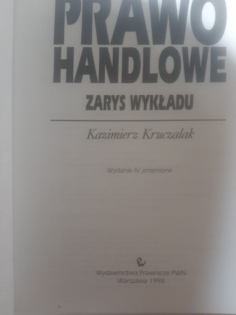Kruczalak Kazimierz  Prawo handlowe
