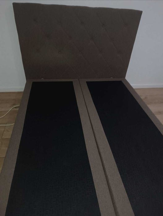 Cama de casal carbon King Bedbase fixa 190x140cm