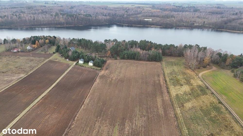 OSOBA PRYWATNA – Sprzedam działkę 3,94 ha z linią brzegową jeziora
