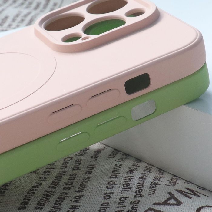 Etui Silicone Case MagSafe do iPhone 14 Plus - Fioletowe