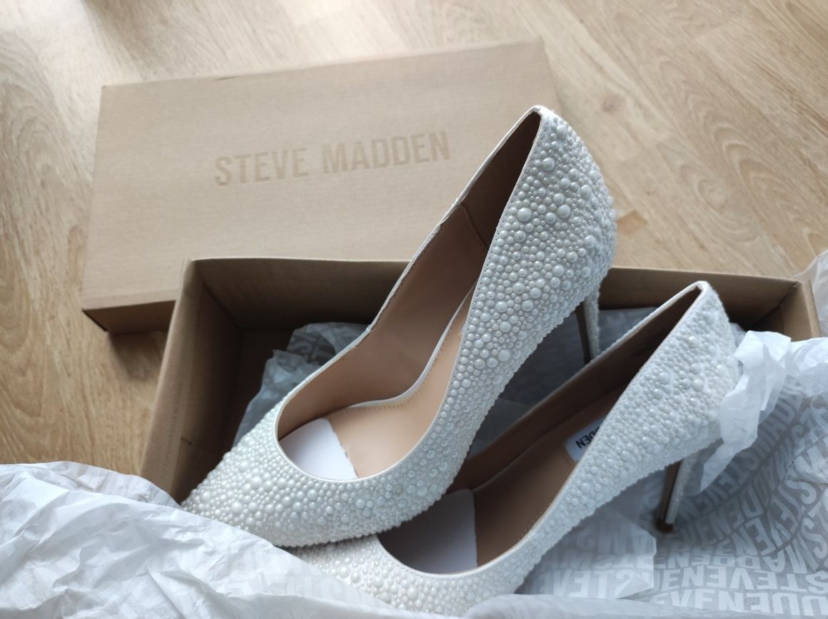 Nowe szpilki ślubne Steve Madden 38