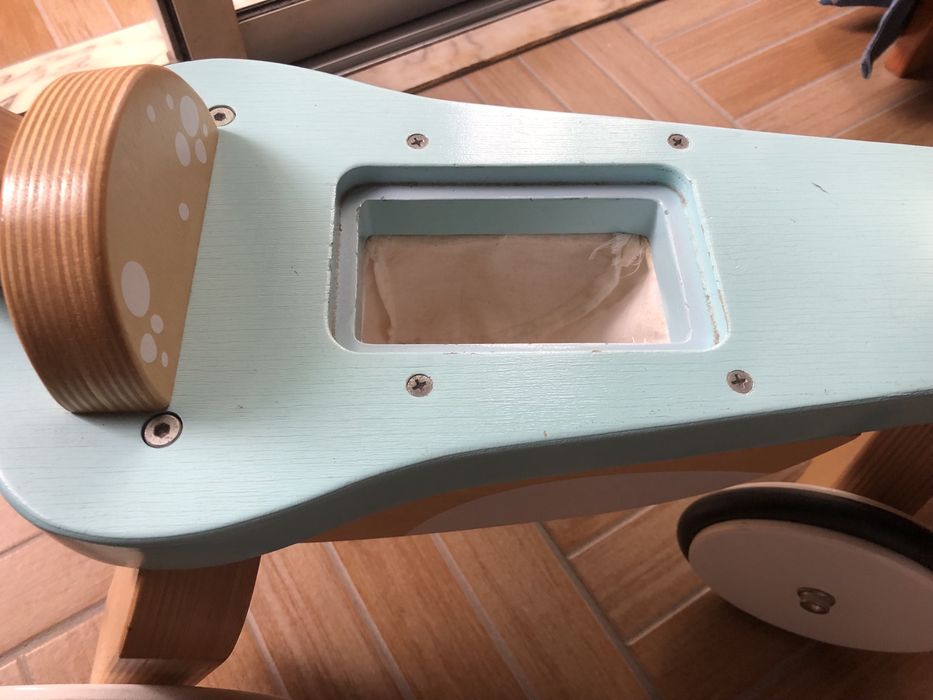 Triciclo veado de madeira