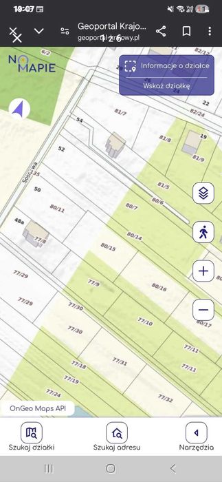 Sprzedam działkę budowlaną w Okszowie 13a