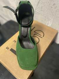 Туфлі GREEN зелені, 37 розмір