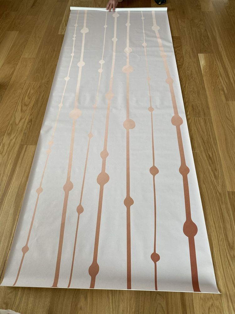 Fototapeta winylowa na flizelinie strukturalna tapeta Redro różowa