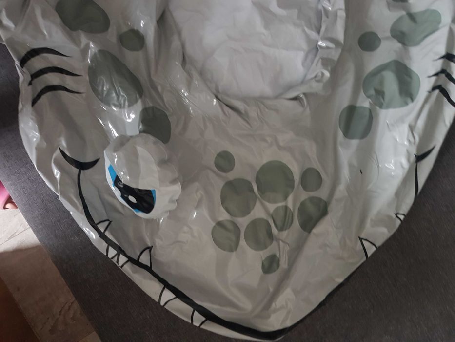 Ponton dla dziecka + pływaczki, rękawki do pływania