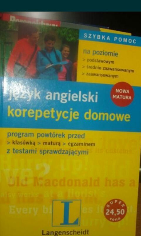 Jezyk angielski korepetycje domowe