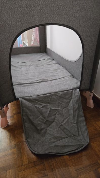 Cama berço viagem com colchão, como novo