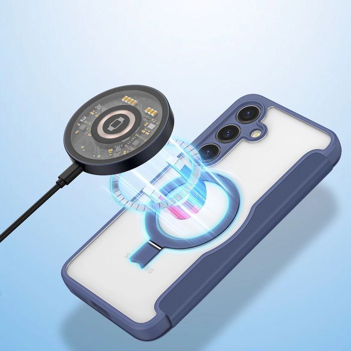 Etui Dux Ducis z magnetycznym ringiem / podstawką do Samsung S24