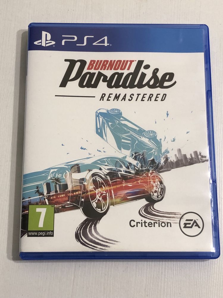 Burnout paradise gra na ps4 gry playstation wyscigi remastered