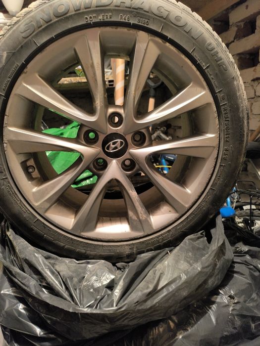 Koła zimowe Hyundai i40 17" | Felgi + opony 215/50 R17 | Stan bdb