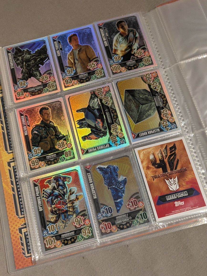 Album z kartami Transformers Topps