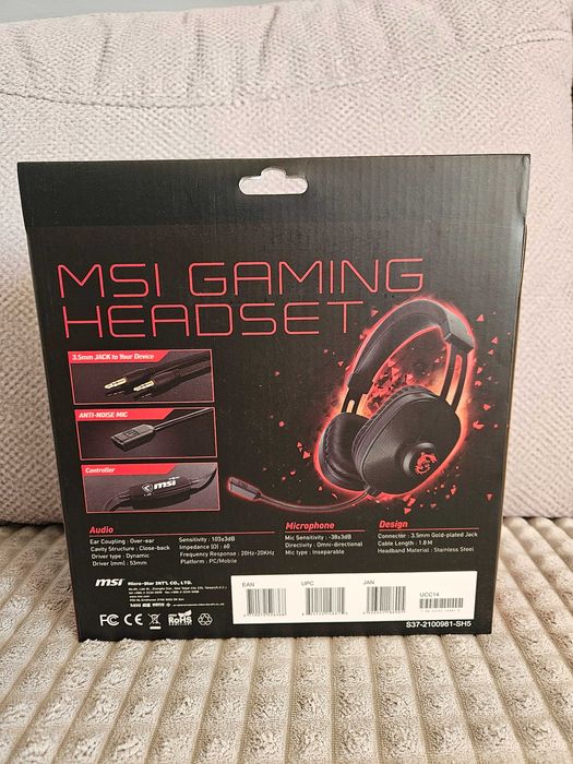 Słuchawki MSI Gaming Headset
