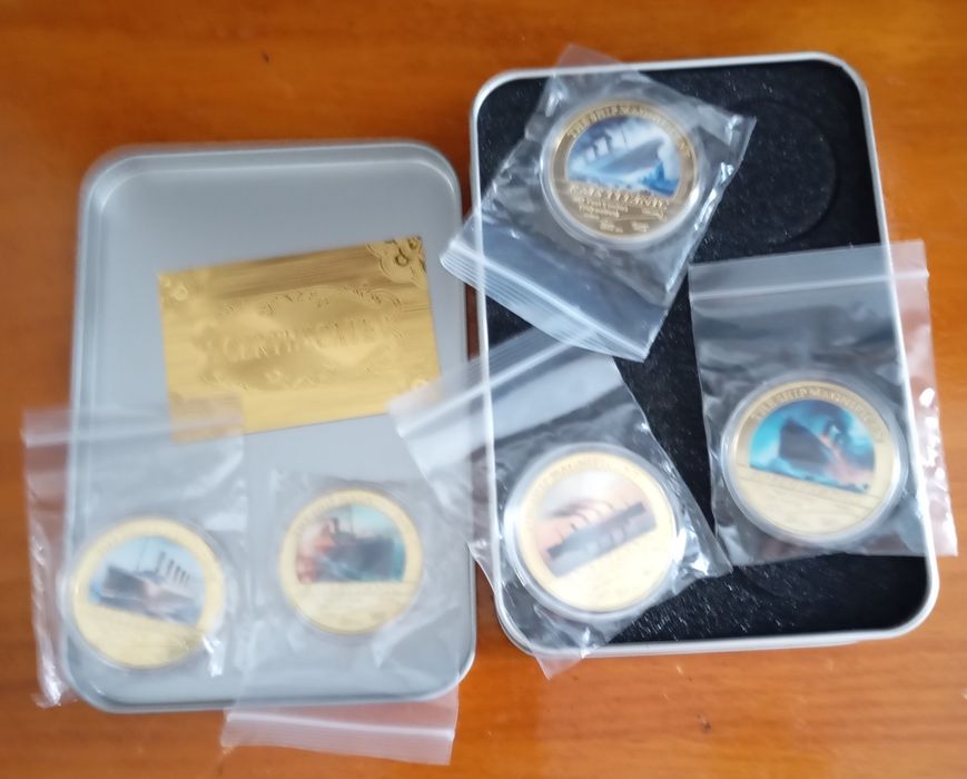 Coleção de medalhas do Titanic