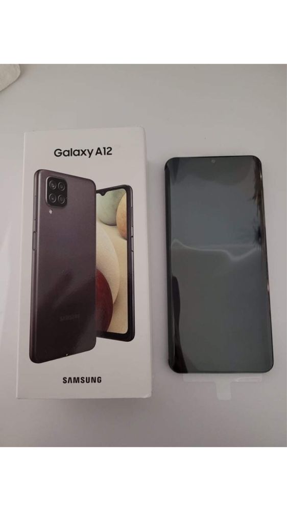 Nowy Samsung Galaxy A12 + nowe etui i szkło ochronne