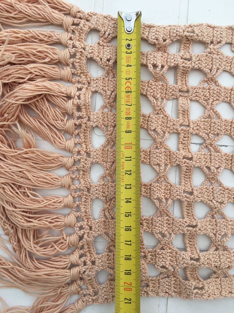 Três peças em crochê / croché