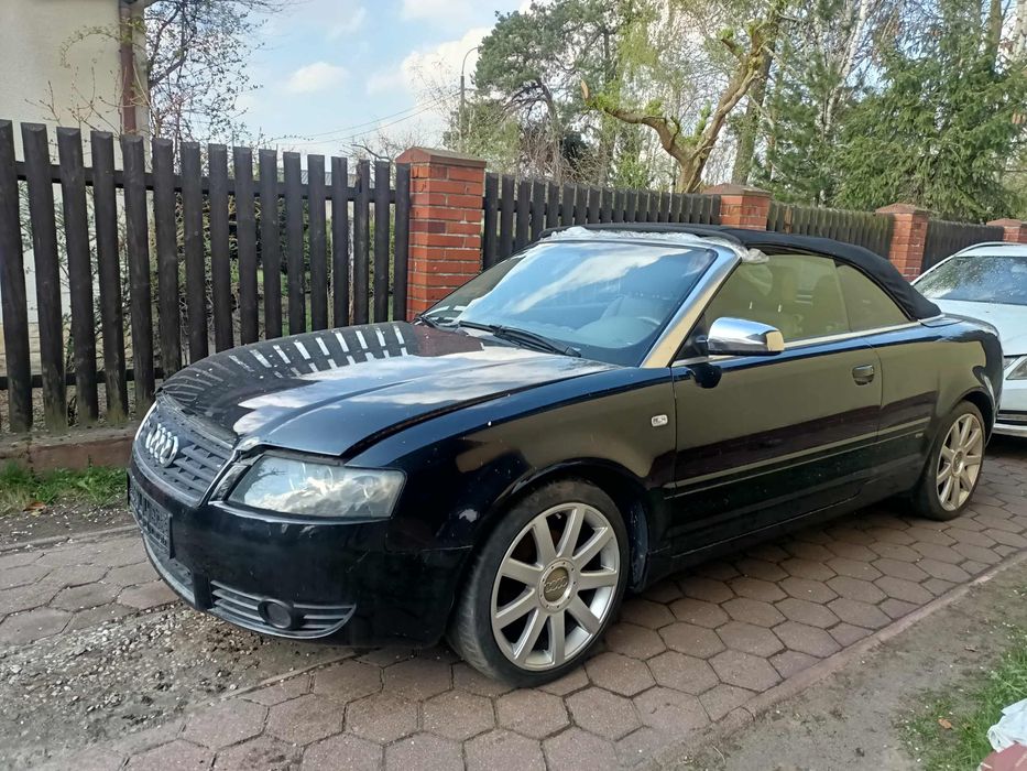 Audi a4 b6 cabrio 1.8t 163KM cała z przeznaczeniem na części