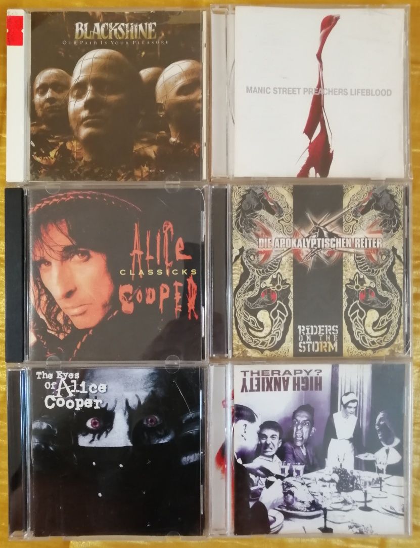 CD диски Rock/Metal/Pop/Electro (полный список)