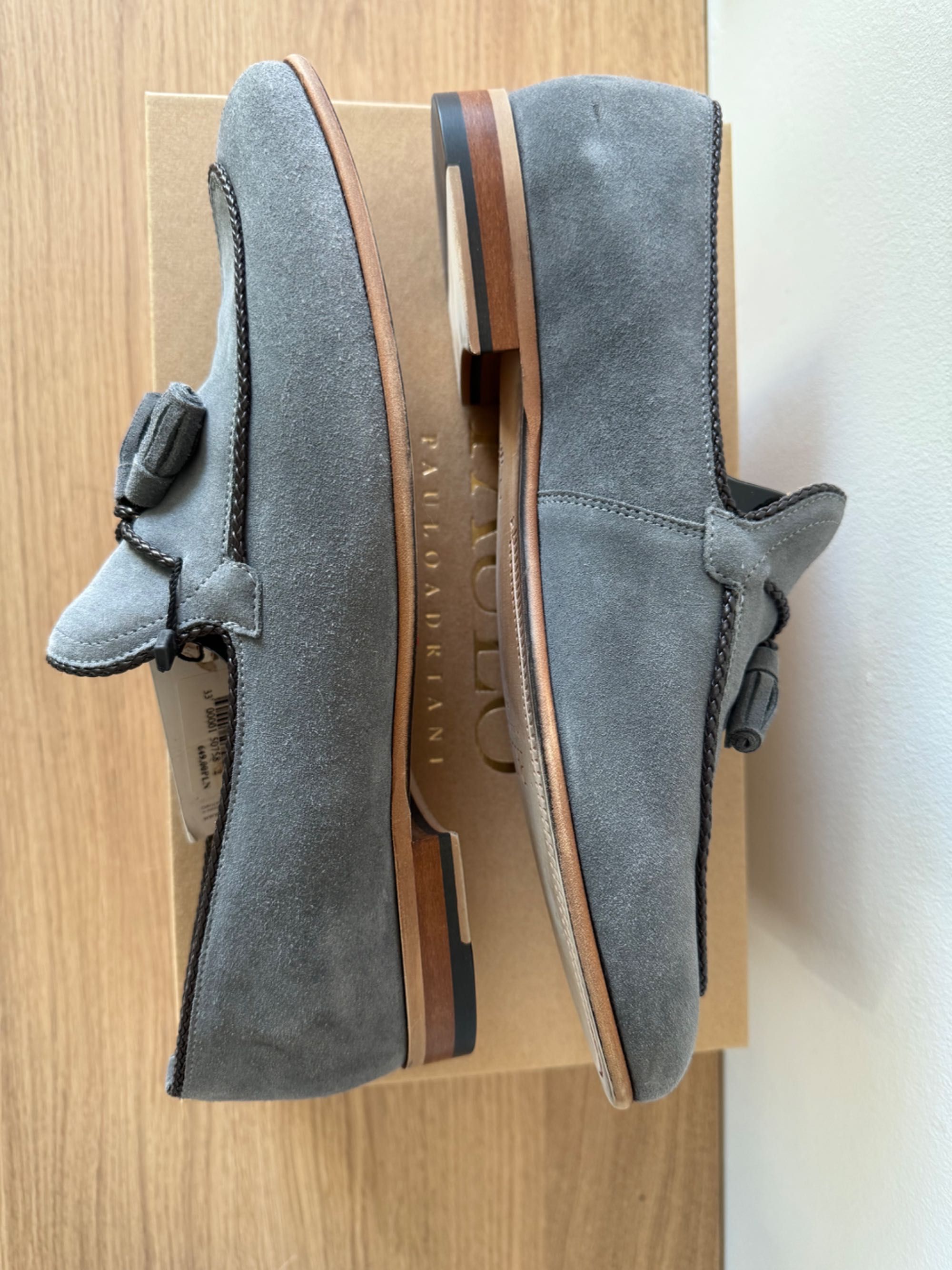 Buty mokasyny Pauloadriani szare 42