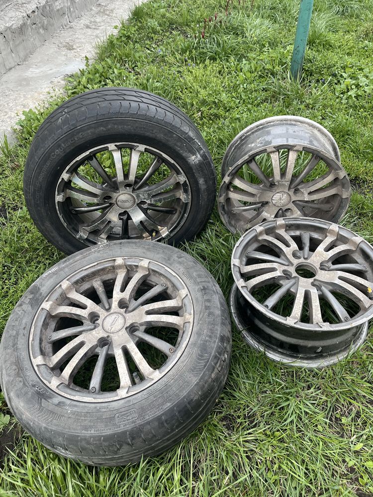 Продам Диски 4х100 r15 б/у або обміняю на ризину 225х45хR17  літо.Торг