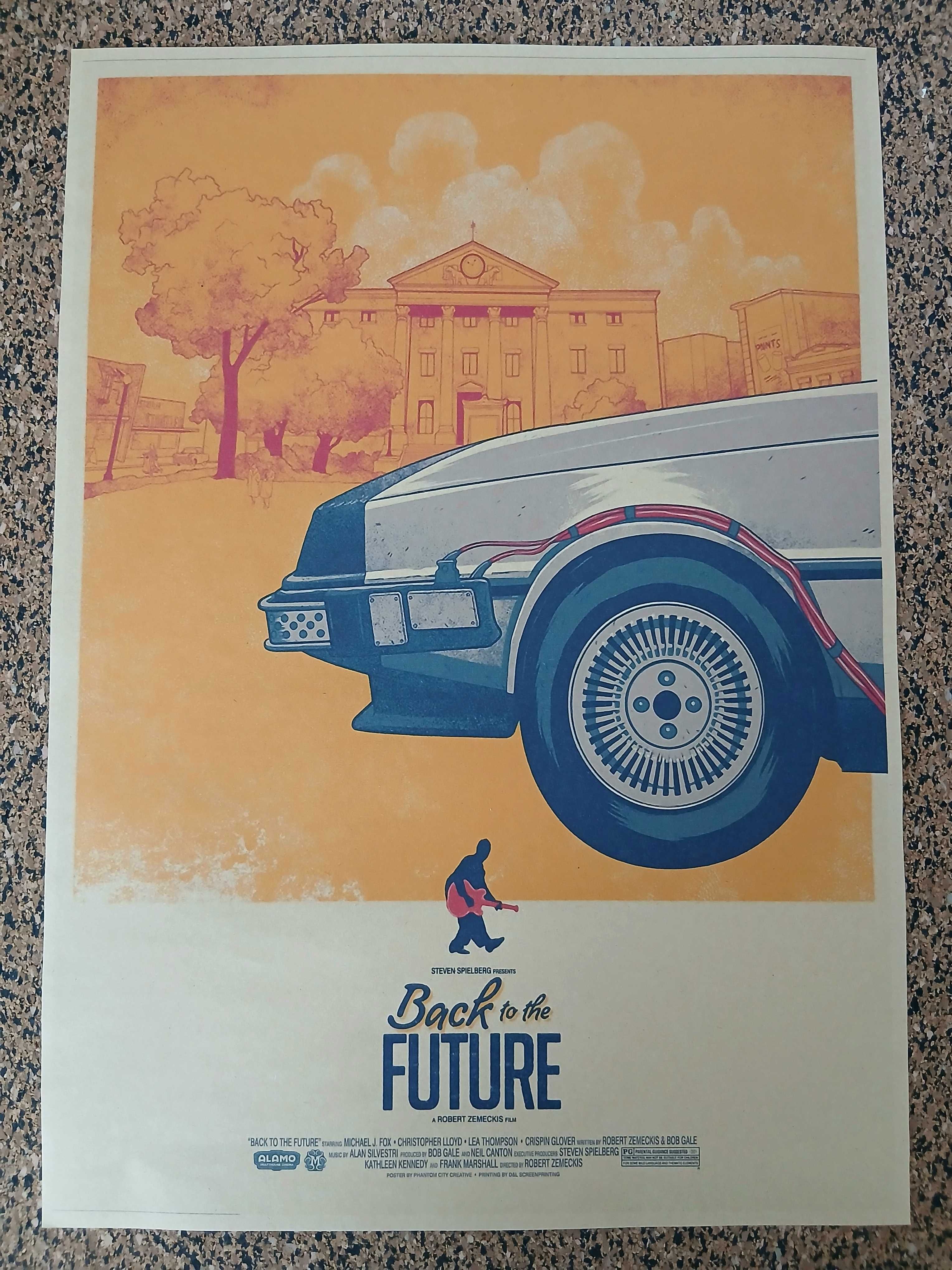 3 Posters - Back To The Future (papel kraft, Painel grande formato)