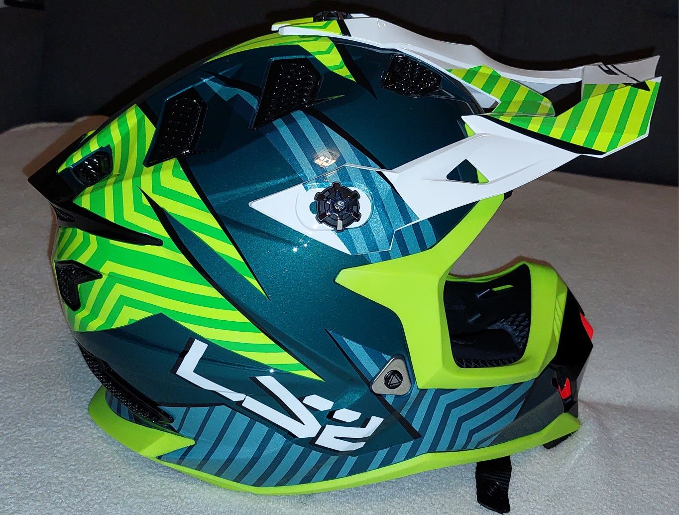 Kask motocyklowy enduro cross quad LS2 SUBVERTER EVO XXL 63-64 jaknowy