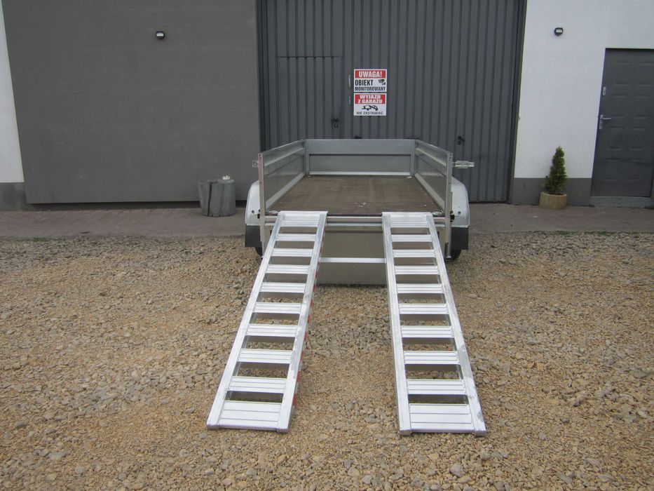 Wynajem-Przyczepa Transportowa.  Pod Minikoparke.Dmc 1300kg.Na kat.B