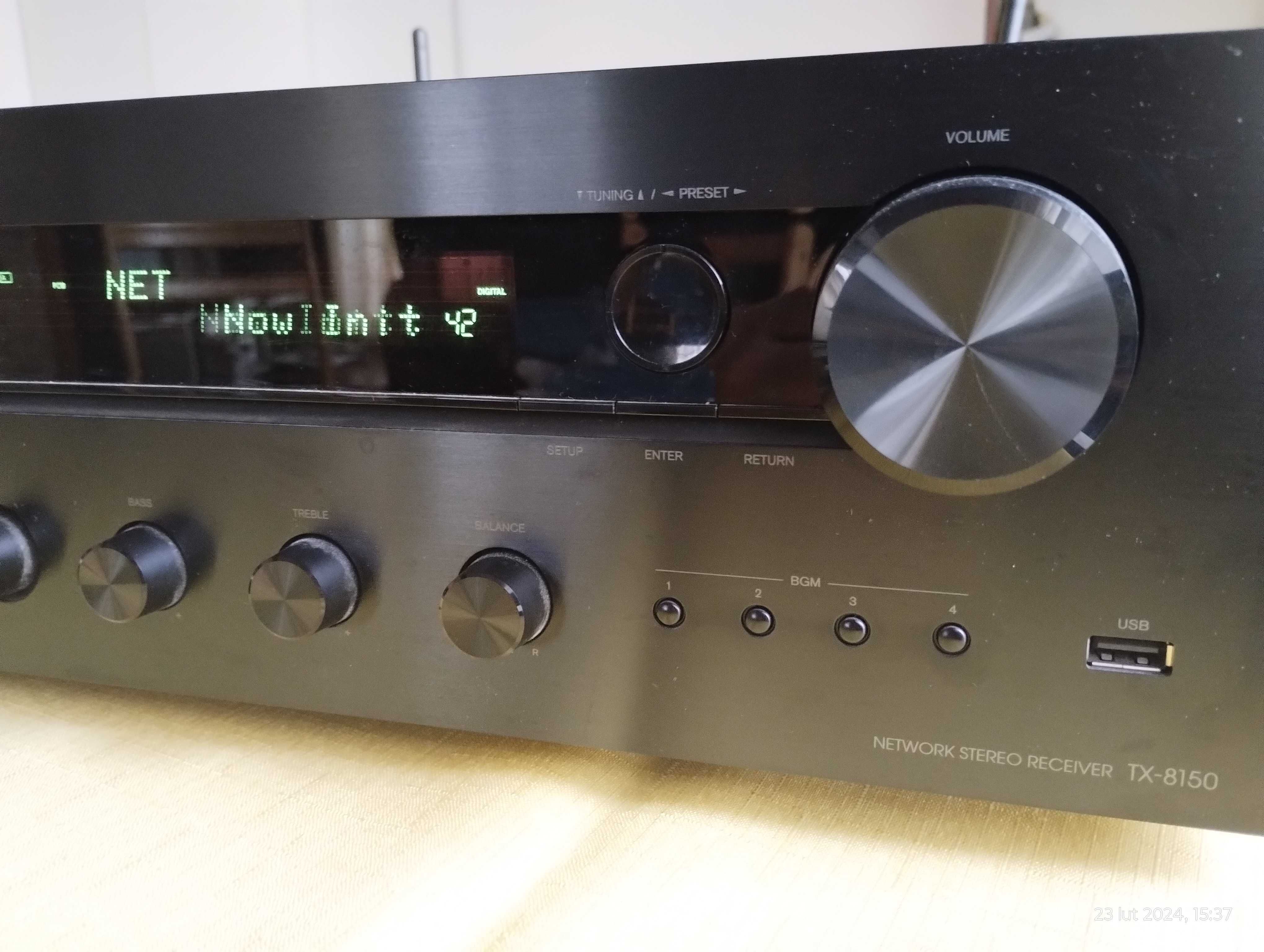 ONKYO TX-8150 Amplituner stereo DAB+ internet radio WiFi BT