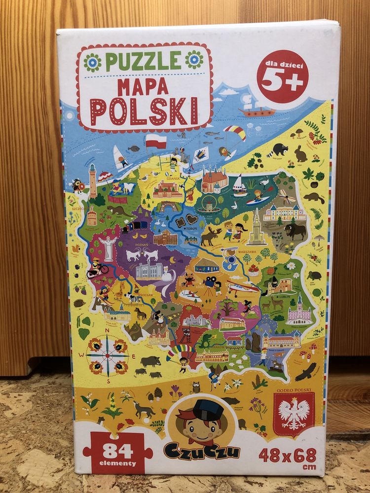 Puzzle mapa Polski CzuCzu