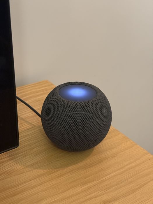 HomePod mini Midnight – jak nowy, pudełko + zasilacz + paragon
