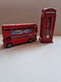 Skarbonki Angielski autobus oraz budka telefoniczna