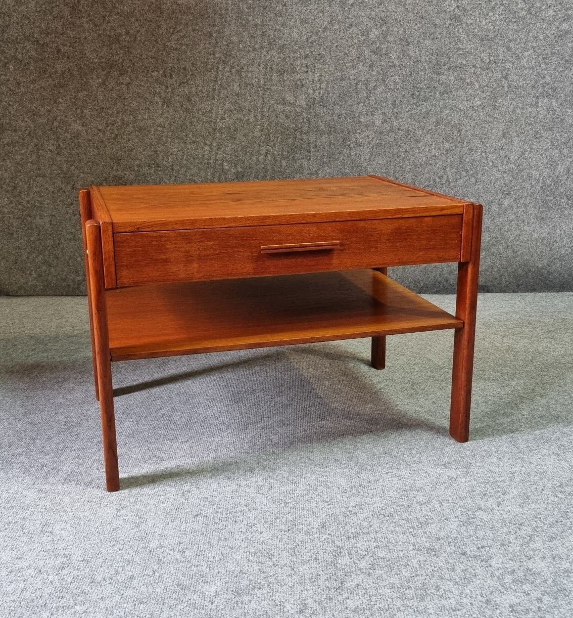 Duński Stolik/Szafka lata 70 Teak Mid Century