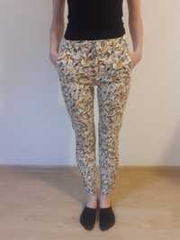Spodnie wzorzyste, w deseń, Zara Basic, 34.