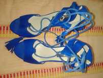 Sapato aberto  azul mode Galáxi bom estado só 6€ tam 37