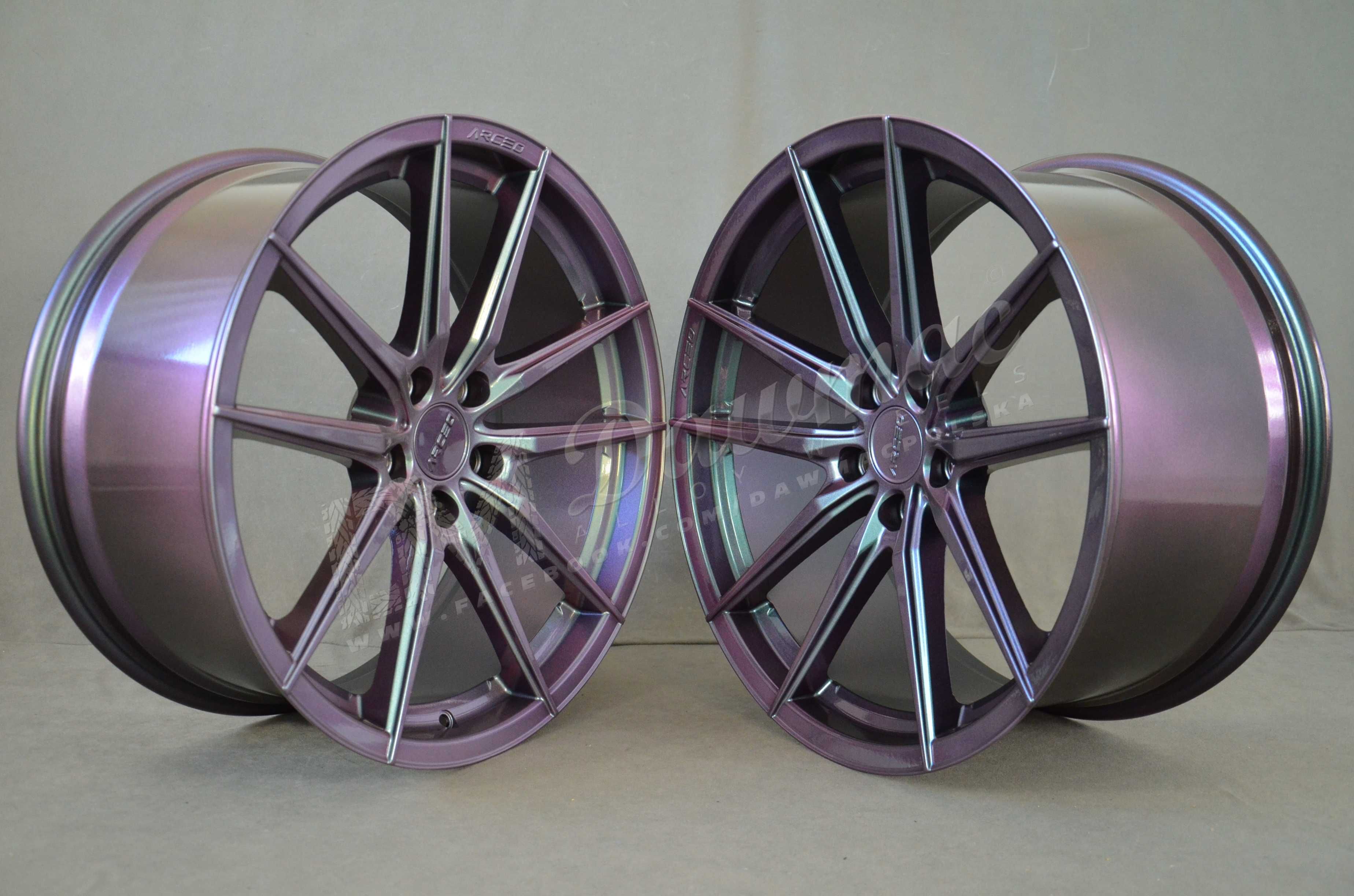 Felgi Arceo Monaco 19" 8,5J ET33 + 9,5J ET40 5x112 Midnight Purple