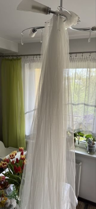 Piękny welon 3m i 3 warstwy