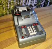 Máquina de calcular comercial elétrica vintage Addo-X