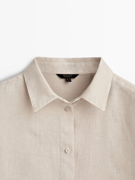 Лляна сорочка Massimo Dutti original