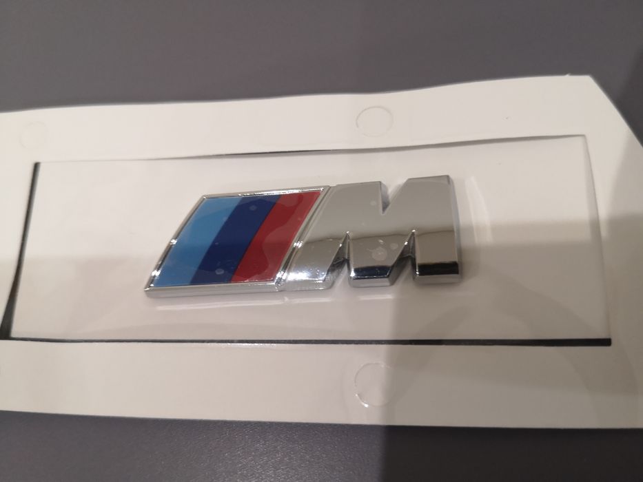 SÍMBOLO EMBLEMA LATERAL Guarda-lamas BMW M PERFORMANCE ORIGINAIL Novo