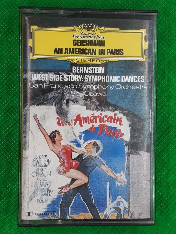 Kaseta Gershwin An American in Paris Bernstein West Side Story Ozawa