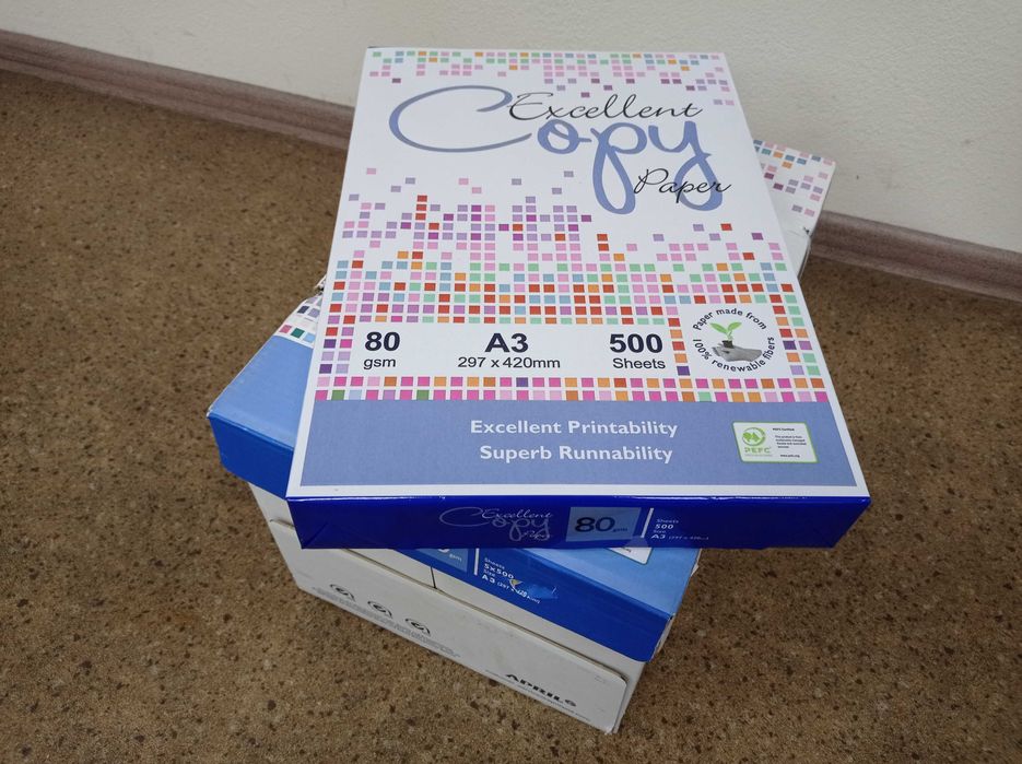 Папір офісний, А3(297х420mm), 80г/м², 500арк., Excellent Copy Paper