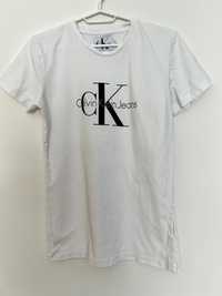 CK Calvin Klein biała koszula t-shirt M