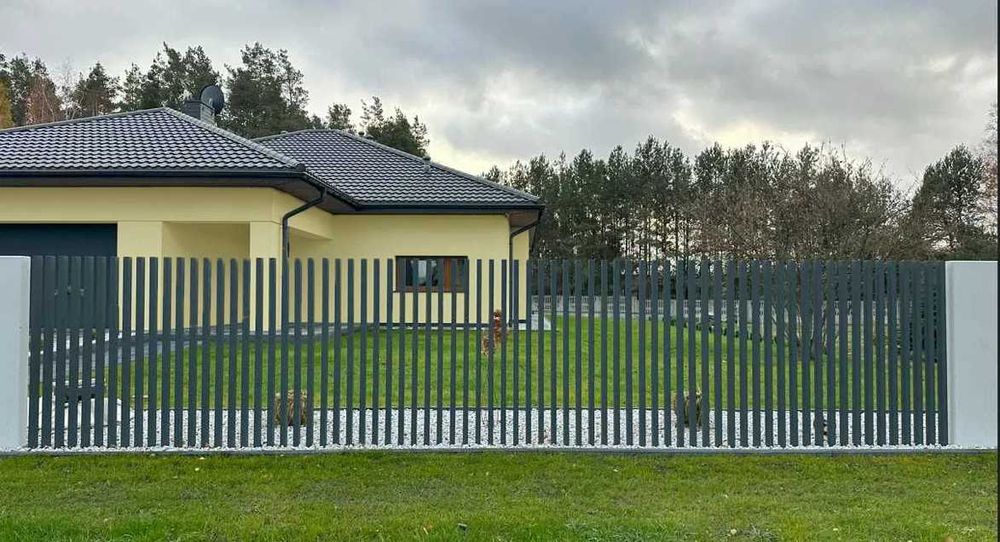 Ogrodzenie, bramy palisadowe i grzebieniowe na wymiar oraz panelowe 3D