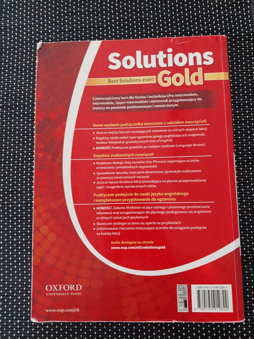 Solutions Gold podręcznik do angielskiego klasa 2